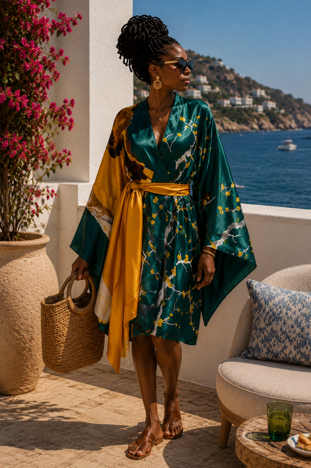 Women's Short Kimono Robe – All Inclusive Beach Cover Up