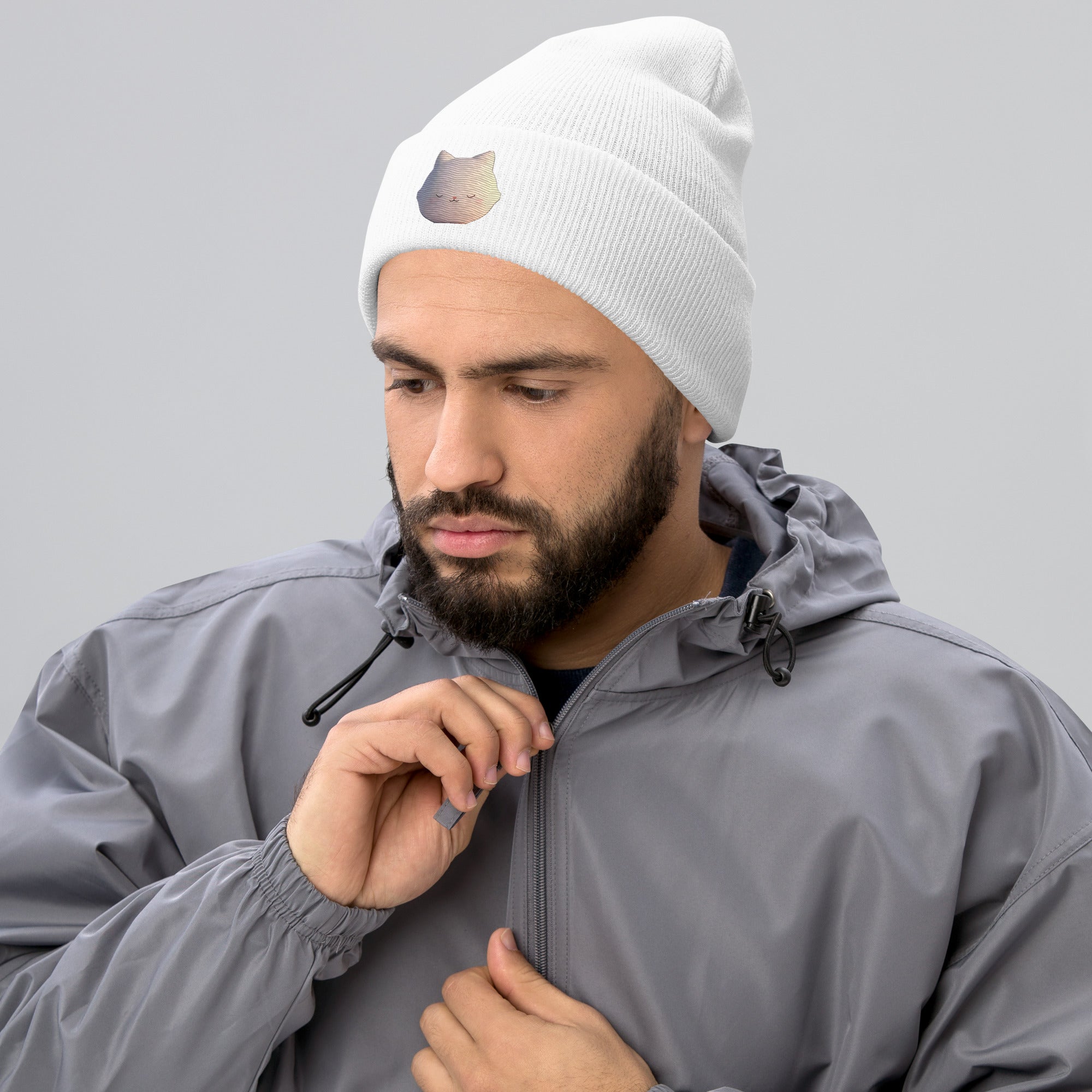 CalmCaressASMR Cuffed Beanie