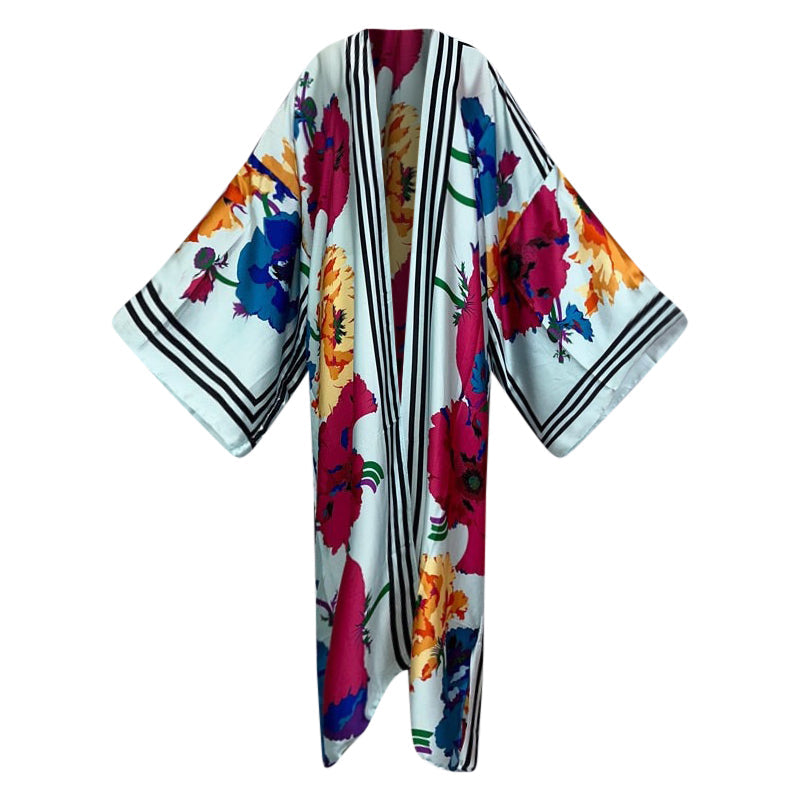 Floral Fusion Kimono
